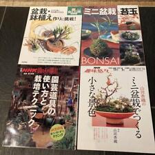 Bonsai  and Kokedama Gardening Book Set 4 Volumes Mini  Techniques segunda mano  Embacar hacia Argentina