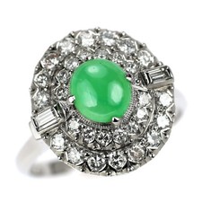 Bague diamant jade d'occasion Bague diamant jade d'occasion  Expédié en France