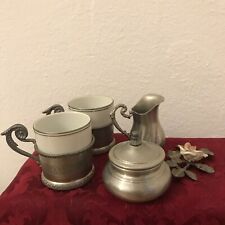 Set caffè peltro usato  Solferino