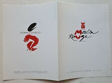 Menu cabaret moulin d'occasion  France