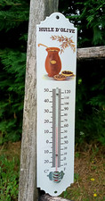 Enamel thermometer 30cm d'occasion  Expédié en Belgium