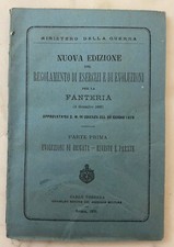 Antico libro militaria usato  Roma