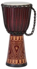 Używany, 70cm 60cm 50cm 40cm 30cm 20cm Profesjonalny bęben djembe Rzeźbiony Afryka Super dźwięk na sprzedaż  Wysyłka do Poland