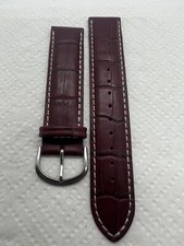 Autêntica pulseira de couro Timex 20mm - Ajuste universal para relógios de pulso!, usado comprar usado  Enviando para Brazil