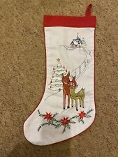 christmas stocking fabric for sale  WARE