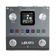 Usado, Pedal de guitarra LEKATO ME-01 efeitos múltiplos 6 módulos de efeitos, 80 predefinições, 20 infravermelhos comprar usado  Enviando para Brazil