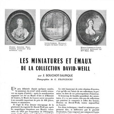Miniatures émaux collection d'occasion  Quimper