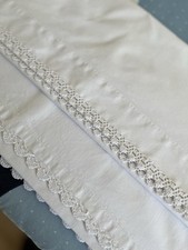 Vintage cotton pillowcases for sale  SWAFFHAM