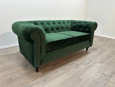 Chesterfield velvet seater for sale  BOSTON
