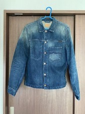 Jaqueta jeans Nudie azul tamanho P comprar usado  Enviando para Brazil