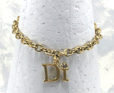 Pulseira Berloque Diamantes Internacional DI Porto de Chamada Tom Dourado 7,5 Polegadas Vintage comprar usado  Enviando para Brazil