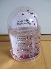 Heart photo snowglobe for sale  GREENFORD