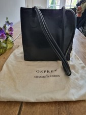Black leather osprey for sale  BEDFORD