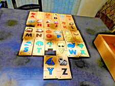 Piece alphabet wood for sale  Middlesex