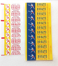 Raro Conjunto Antigo De 2 NOS Novo B-B-Bats Banana Taffy Candy Wrapper 1960-70 Bom comprar usado  Enviando para Brazil