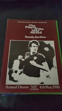 1986 scottish football for sale  DUNFERMLINE