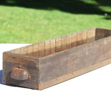 Antique wooden seed d'occasion  Expédié en Belgium