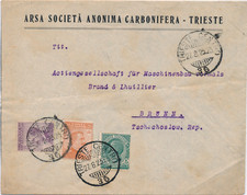 Italia 1923 lettera usato  Piazzola sul Brenta