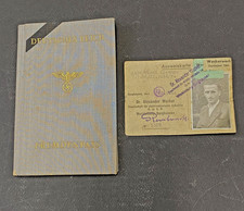 Passaporto nazista lavoratore usato  Sanremo