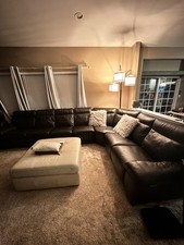 Natuzzi brown leather for sale  Jackson