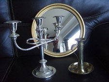 Lot bougeoir cuivre d'occasion  Cergy-
