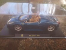 Ferrari 458 Spider Blue coleção 1/24 “Le Grandi Ferrari escala 1/24”, usado comprar usado Ferrari 458 Spider Blue coleção 1/24 “Le Grandi Ferrari escala 1/24”, usado comprar usado  Enviando para Brazil
