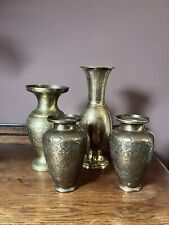 Ornate brass vases for sale  GLASGOW