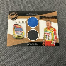 Fato de fogo e pneu usados em corrida TERRY LABONTE Threads & Treads 025/399 2006 Press Pass comprar usado  Enviando para Brazil