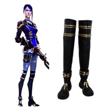 Botas altas sapatos cosplay League of Legends Sheriff of Piltover Caitlyn Kiramman, usado comprar usado  Enviando para Brazil