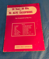 20 anos 20 hits para saxofone Eb ALTC partituras livro loc OB comprar usado  Enviando para Brazil