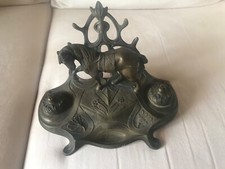 Calamaio portacarte bronzo usato  Italia