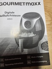 Gourmetmaxx heißluftfritteuse gebraucht kaufen  Unna