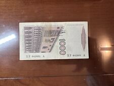 Banconota lire 1000 usato  Rivoli