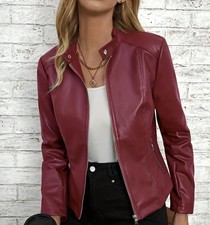 Leather jacket women for sale  BOLTON