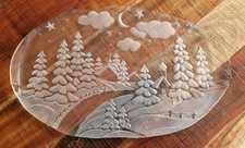 Servierplatte glas vintage gebraucht kaufen  Ottobeuren