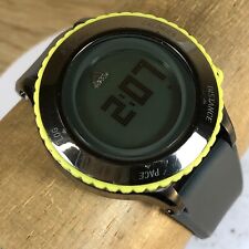 Relógio digital Adidas unissex ADP3192 prata vermelha pulseira de borracha 42 mm quartzo redondo 8" comprar usado  Enviando para Brazil