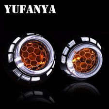 Projetor Honeycomb 2.5"" Bixenon HID Len LED Angel Devil Eye farol retrofit comprar usado  Enviando para Brazil