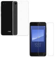 PROTETOR DE TELA DE VIDRO TEMPERADO + CAPA SILICONE TRANSPARENTE TPU para ZUK Z2, usado comprar usado  Enviando para Brazil