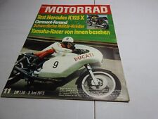Motorrad zeitschrift 1972 gebraucht kaufen  Höchstädt a.d.Donau