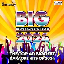 Conjunto de discos CDG duplo Karaokê Chart Hits Mr Entertainer Big Hits 2024. Pop Top 40 comprar usado  Enviando para Brazil