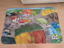 Kinderteppich bauernhof 185x12 gebraucht kaufen  Köln