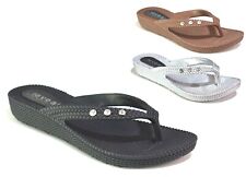 Ladies black slippers for sale  SLOUGH