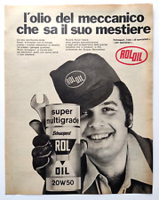 Pubblicita roloil olio usato  Ferrara