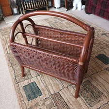 Wicker rattan magazine for sale  BIGGLESWADE