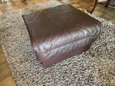 Leder hocker braun gebraucht kaufen  Rehau