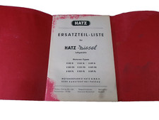 Ersatzteilliste hatz diesel gebraucht kaufen  Flensburg