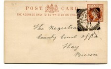 1891 brown postal for sale  NOTTINGHAM