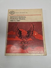 Manual de serviço Harley Davidson FX/Softail modelos 1985 a 1987 peça nº. 99482-87 , usado comprar usado  Enviando para Brazil