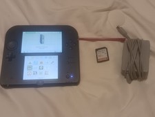 Usado, Nintendo 2DS Stylus preto e vermelho com cabo de carregamento, cartão SD 32GB FUNCIONANDO BEM comprar usado  Enviando para Brazil