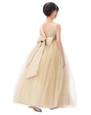 Vestidos de florista de tule vestido de florista de strass vestido de bebê costas abertas, usado comprar usado  Enviando para Brazil